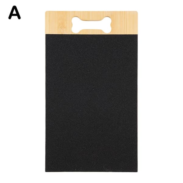 Dog Scratch Pad för naglar, Dubbelsidig Scratch Board för Dog Su BLACKA Single claw