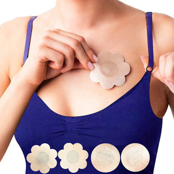 Selvklebende Elegante Nipple Covers 5 Par Hjerte