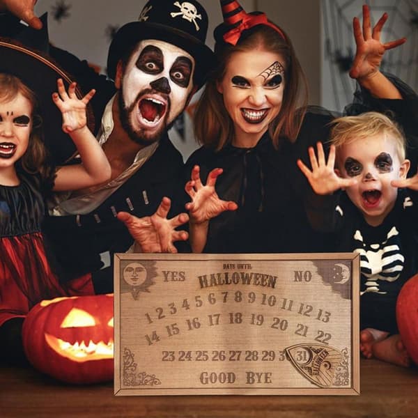 Halloween Kalender Nedtællingsbræt Advents Nedtællingskalender