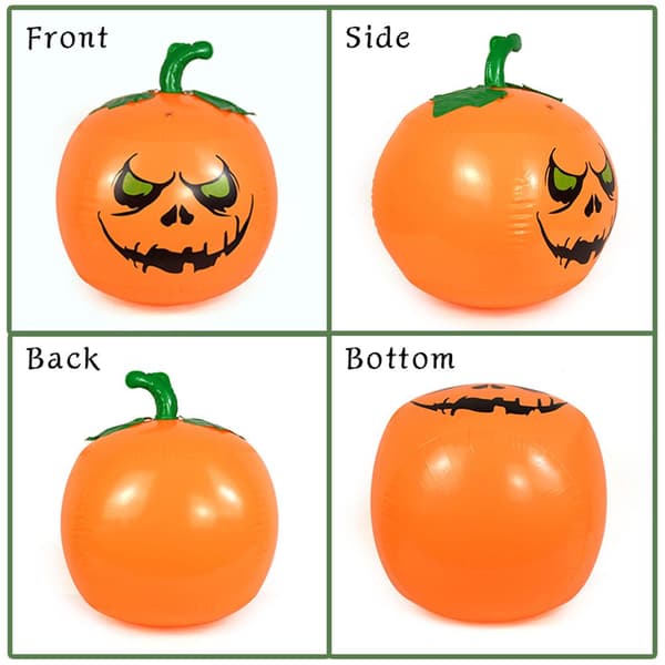 50 cm oppustelig græskar Halloween fest hængende dekoration