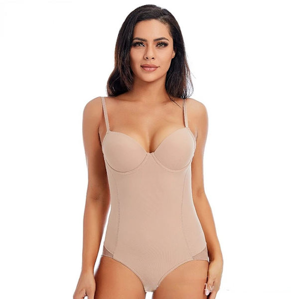 Fashion One-piece Corset Shaper Fajas Bodysuit för kvinnor Skin XL