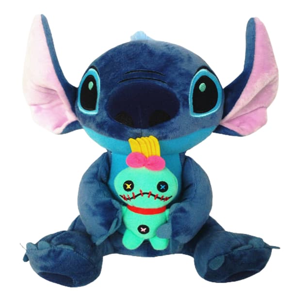 Disney Lilo&Stitch Pehmolelu Stitch pitää Scrump-pehmoa