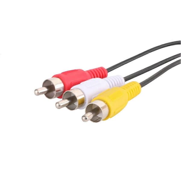 DOONJIEY USB 2.0 A hun til 3 RCA hann lyd video AV-adapterkabel for PC TV