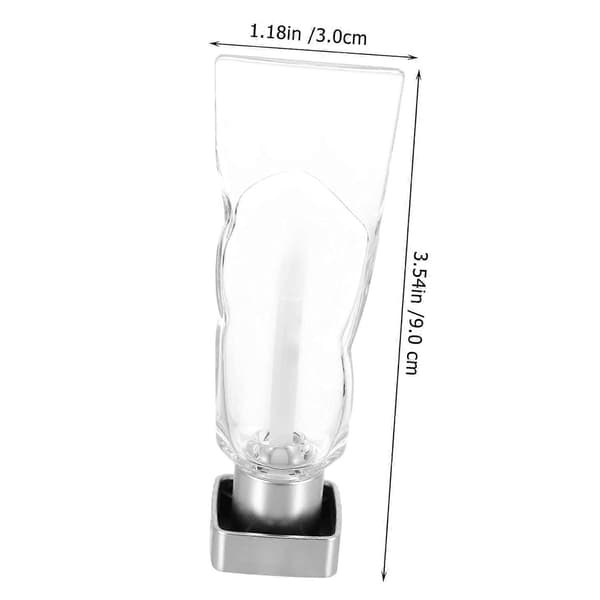 6 stk. leppestift tomme tuber påfyllbare lipgloss-tuber lipgloss-beholdere lipgloss-flasker leppepomade-tuber tomme lipgloss-tuber leppepomade-flaske plast,