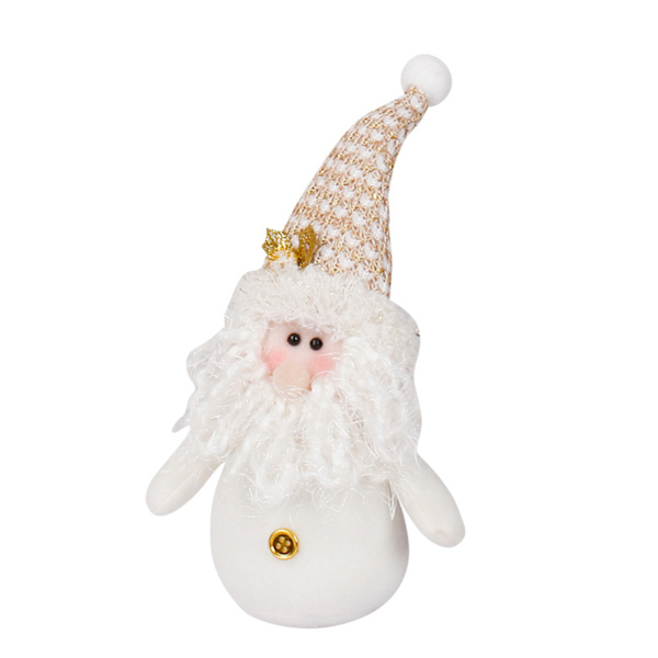 Joulukoristeinen nukke Helppo puhdistaa pöytäkoristeet Hienoja lahjoja ystäville Perheille snowman