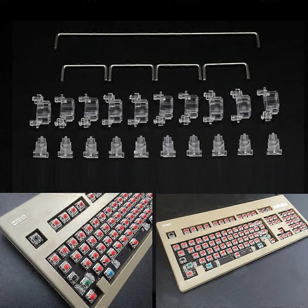 60% 87 OEM mekanisk tastatur Cherry MX Switch PCB-montert stabilisatorveske 6.25u modifikatornøkkelstabilisatorplate