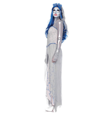 Vuxen lik brud kostym Halloween L
