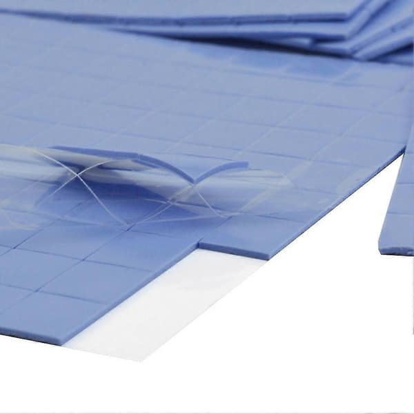 100 stk. 10x10x1mm Termisk Pad GPU Køleplade Kølende Ledende Silikonepude