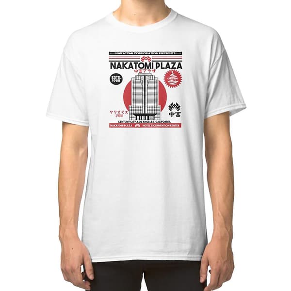 Nakatomi Plaza T-paita julaction white M