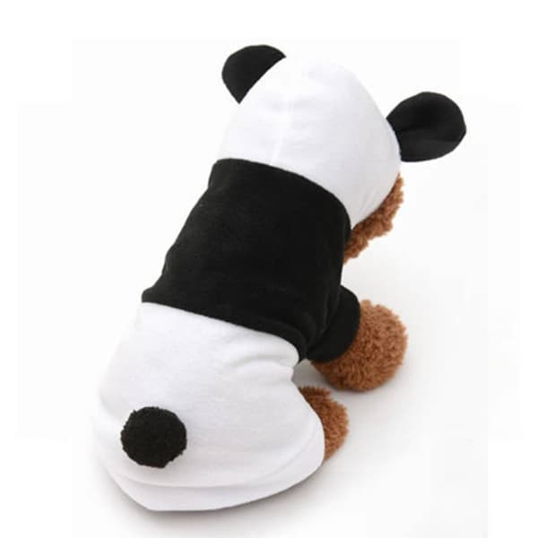 Husdjur Höst Och Vinterkläder, Panda Baby Svarta Och Black XL