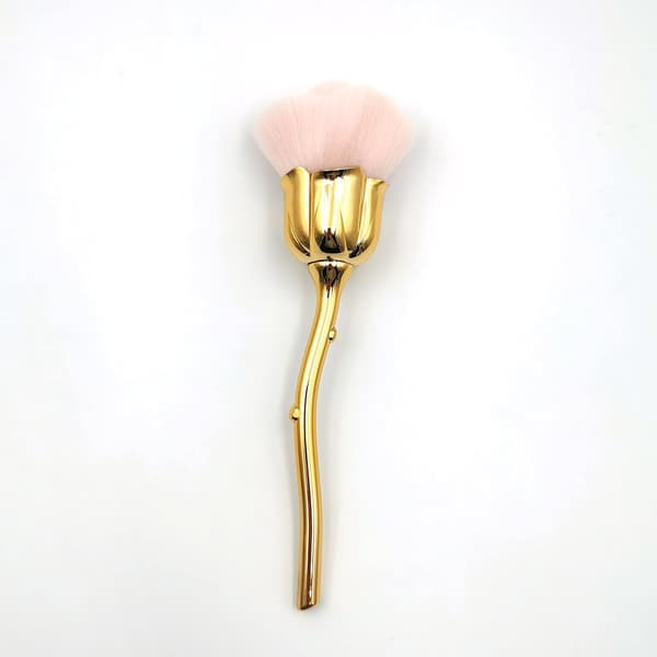 #Neglekunst Støvpulverfjerner, Rosa Rose Myk Børste Akryl Negl A#