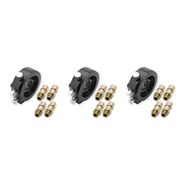 1/2/3 Universaali öljynsuodatin helppoon asennukseen ja korkeaan black 8*8*2.8cm 3PCS