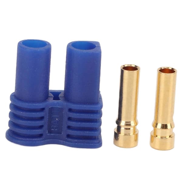 10 sæt 13.021 EC2 Style 2mm guld bananstik hunstik med hus til RC batteri