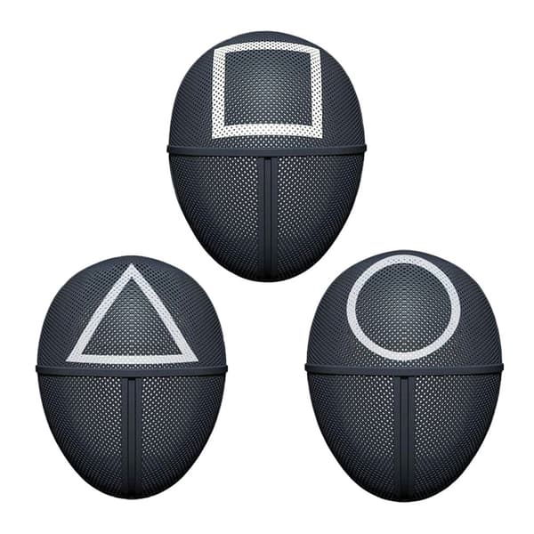 Bläckfiskspel Bläckfiskspelsmask, samma mask från det populära spelet