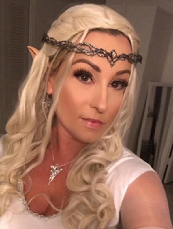 Rhinestone Circlet Crown Hodeplagg med Alveører Dress Up Halloween