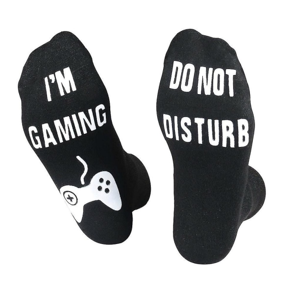 6 par Stör ej Sock Novelty Sock I'm Gaming Sock Warm Gaming Sock