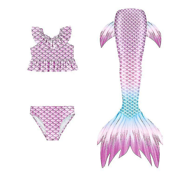 Baddräkt för barn Mermaid Tail Baddräkt 120 GB70