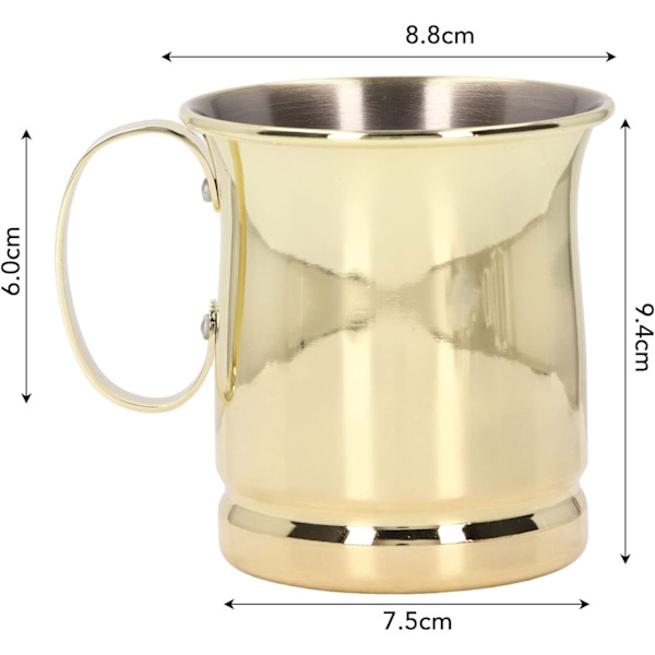 1 st (guld) Bärbar mugg, håll kall och varm, servera underbar