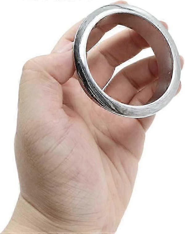 60 mm metal skrivebordsgennemføringsafdækning - dekorativ ring til møbeltrådboks, computerbordkabelstyring, 3 stk. (én størrelse)