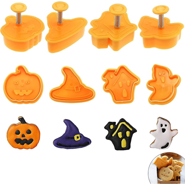 Halloween Cookie Cutter Set - 8 st Nonstick molds