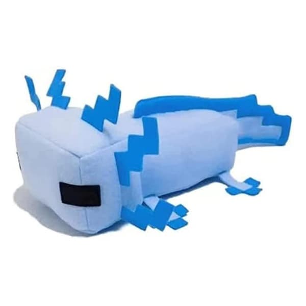 Tecknad Axolotl Bee mjuk plysch docka gosedjur leksaker för barn present Blue