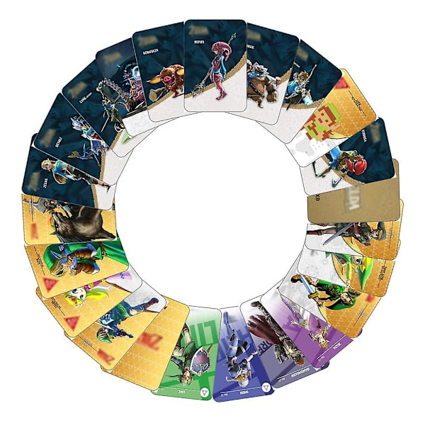 38pcs/set Nfc Amiibo Cards For The Legend Of Zelda Breath Of The Wild Tears Of The Kingdom Linkage Cards Set Gifts