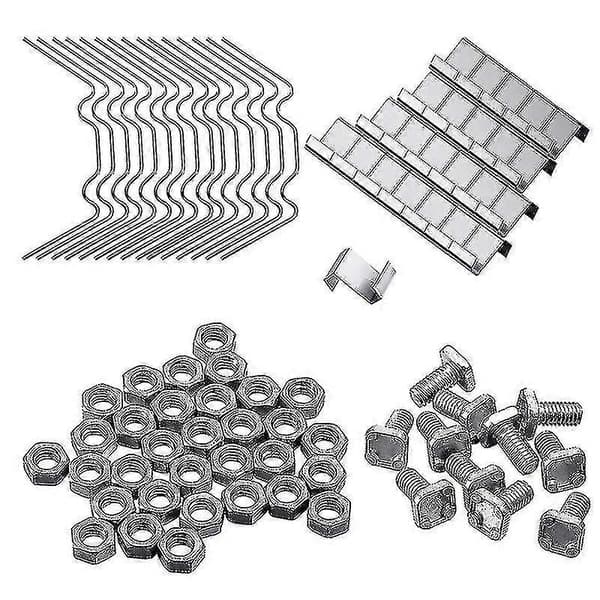 400 stk. drivhus reparations sæt inkl. 100 glasclips med wire clips 100z overlap clips og 100 gree