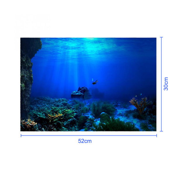 Fish Tank Bakgrund Dekorativ målning s HD Aquarium Landscap 2