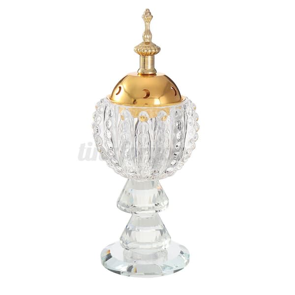 Arabisk Ramadan rökelsebrännare Bakhoor Metal Eid Mabkhara 1Pcs