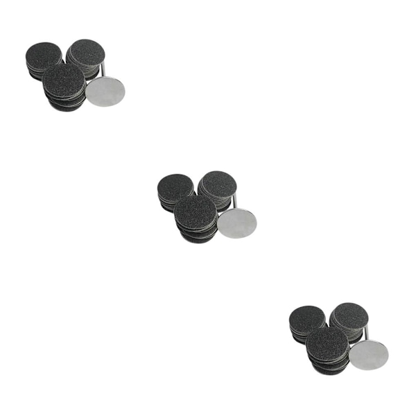 1/2/3/5 Sähköisen jalkaraspin vaihtotyynyt tehokas ja 25mm 150Grit 50 pcs 3PCS