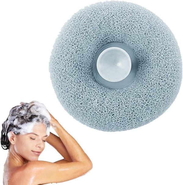 3 stk Badesvamper, Body Scrubber Loofah Dusjpuff, Rich Bubble