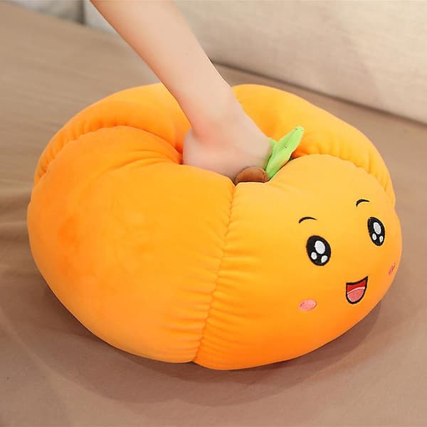 Halloween rolig djävulen pumpa kastar kudde
