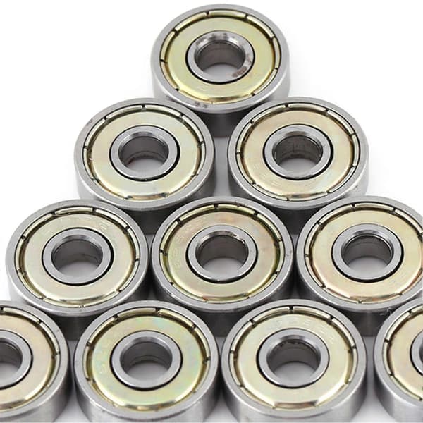 10 stk. metalskærmede holdbare multifunktionelle miniaturekuglelejer af kulstofstål 626ZZ (6x19x6mm)