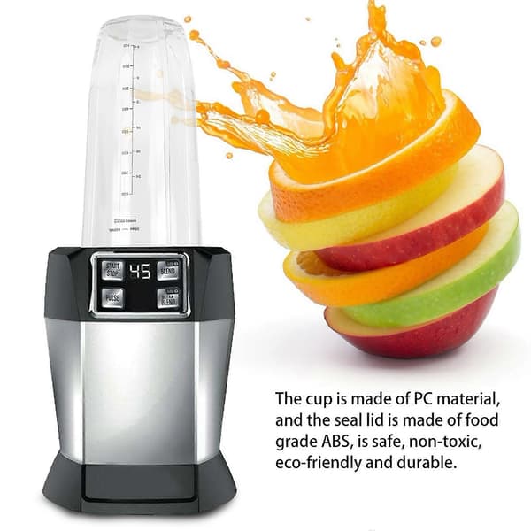 Kopp og lokk blender delsett for NINJA 900W 1000W blender tilbehør erstatning (32OZ)