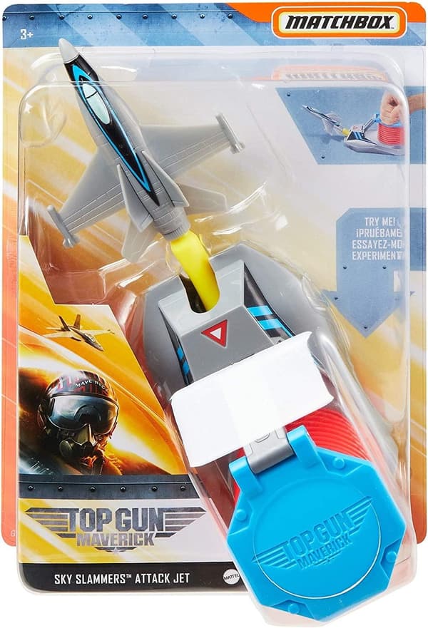 Matchbox Sky Slammers Top Gun: Maverick Attack Jet Lentokone multicolor