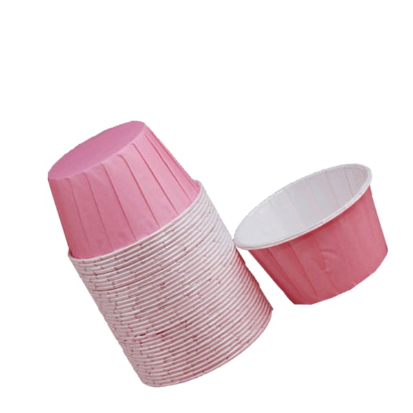 50 kpl Jäätelökulhoja Jälkiruokakulhoja Jäädytetty Jogurtti Cupcake Kakku Pink