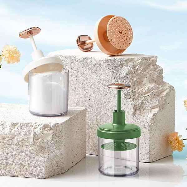 1st Portable Foam Maker Cup Bubble Ansiktsrens Bubbler Ansikt White