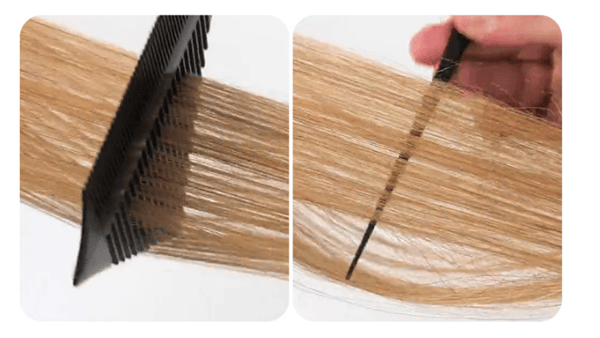 Highlight Comb Hår Salong Salong Bifurkasjon Høyglans Karbonfiber