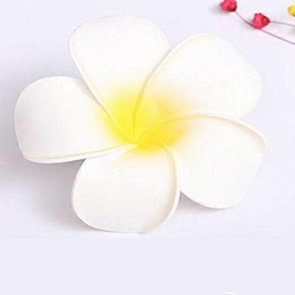 3 st Hawaiianska Plumeria Blomma Hårprydnad Hårnål Håraccessoar Maskerad För Bröllop