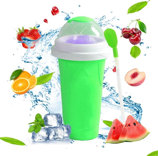 Pinch Freezer Smoothie Cup Sommar Smoothie Cup (grön) Grön med lock