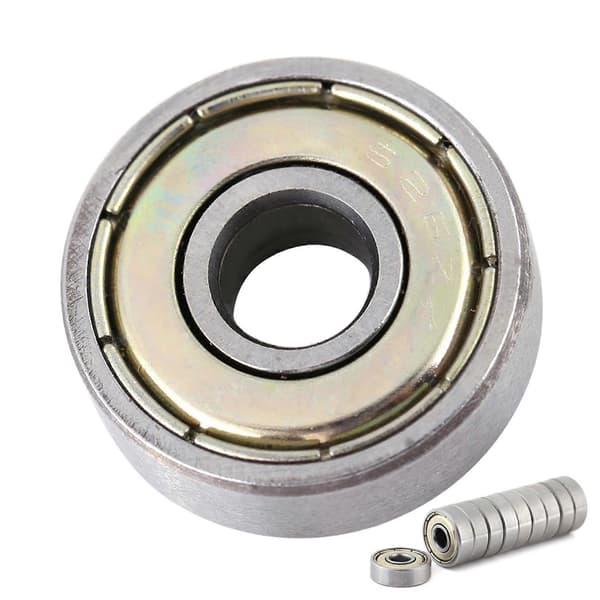 10 stk. metalskærmede holdbare multifunktionelle miniaturekuglelejer af kulstofstål 626ZZ (6x19x6mm)