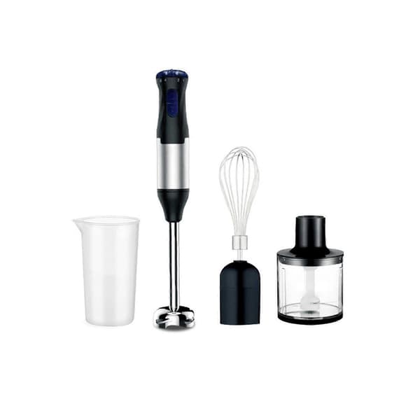Elektrisk håndblender med rustfritt stålblad, justerbar hastighet, EU-plugg 220V, håndblender, elektrisk kjøttkvernsett