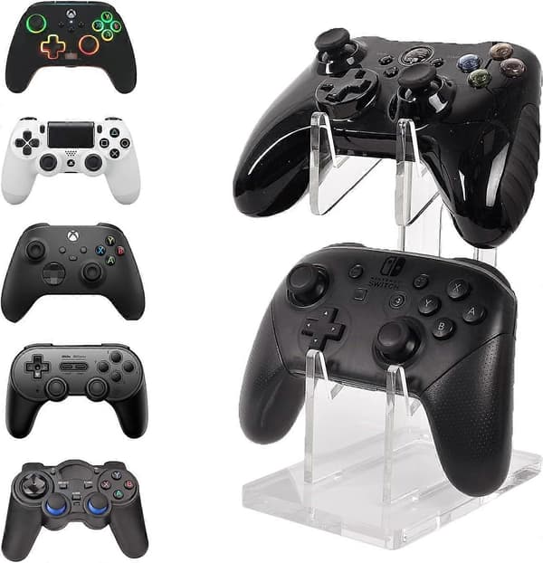 Universell Gamepadholder til Xbox ONE Switch PS4 Hvit