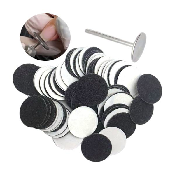 1/2/3/5 Sähköisen jalkaraspin vaihtotyynyt tehokas ja 15mm 150Grit 100 pcs 1 Pc