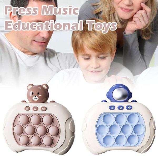 Pop It Game Machine Press Pioneer Puzzle Decompression Toy For K Astronaut onesize