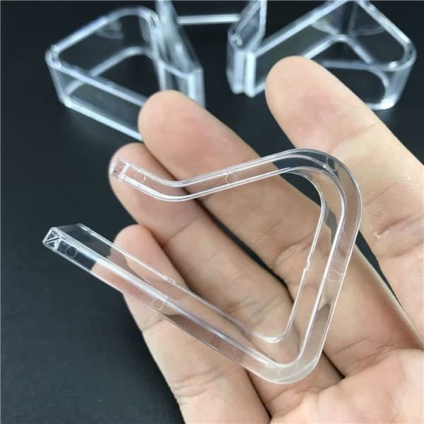 24st Dukklämmor Dukhållare Klämmer Duk Transparent Transparent