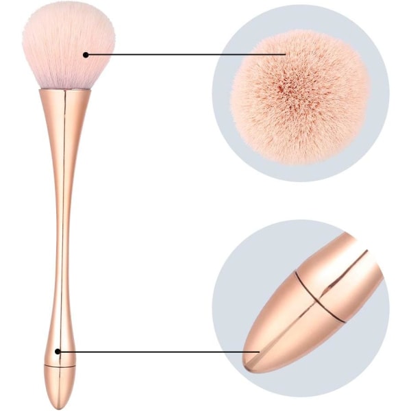 2st lös pulver sminkborste, foundationborste
