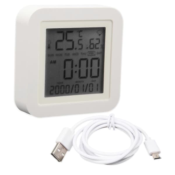 TH06 WIFI Smart Termometer Hygrometer Sensor Digital Temperatur Fuktighetsmåler for Innendørs
