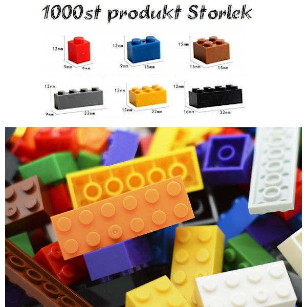 Dele Byggeklodser Kompatible med de fleste store kendte mærker