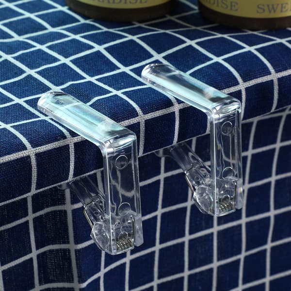 Klara plastduksklämmor Picknickduksklämmor Spring Loa